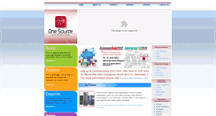 Desktop Screenshot of onesource.com.sg